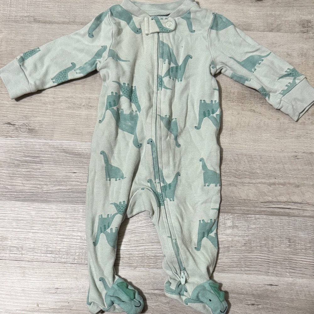 Carter's Dinosaur Footed One Piece